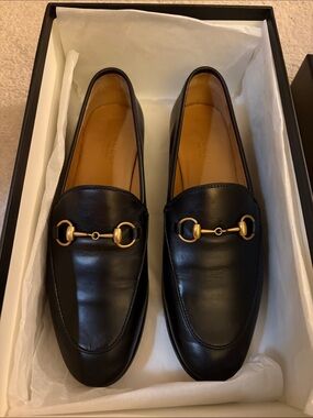 Gucci Jordaan loafer Women’s size 7.5 / 37.5 Black